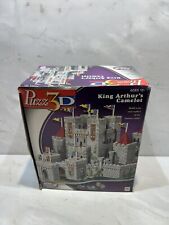 Puzz 3D King Arthur's Camelot Castle - 2005 MB Jigsaw Puzzle 608 Pieces - RARE