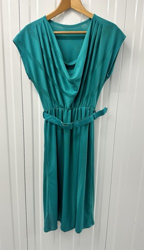 Vintage bhs green cowl - vintage, neck