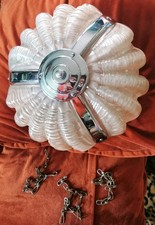 Art Deco Hanging Pendant Clam