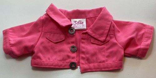 Build bear pink coat - a,