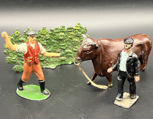 1950s timpo painted lead farm - lead,
