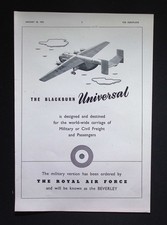 Original 1953 Advert Blackburn