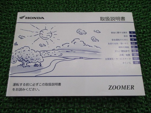 Zoomer instruction manual