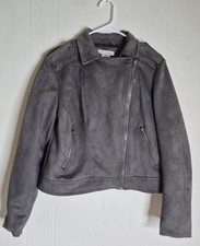 NEW Philosophy Faux Suede Moto
