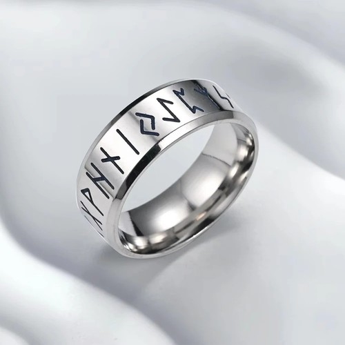 Viking runes ring men - runes, women