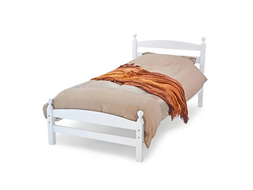 Single solid pine - pine, bed