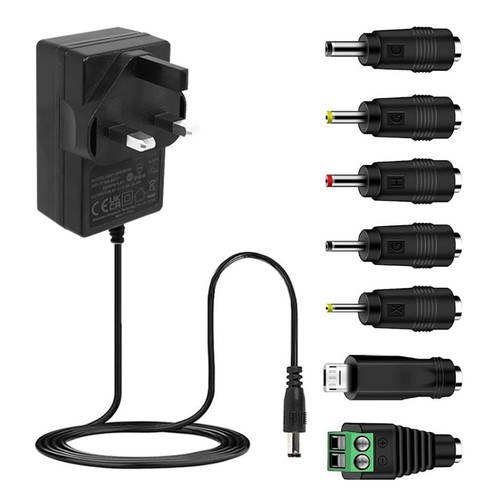 12v power adapter uk - ac/dc,