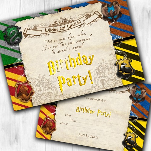 Harry potter invitations - harry,