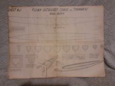 Vintage Fijian Outrigger Canoe Or Thamakau Instructions