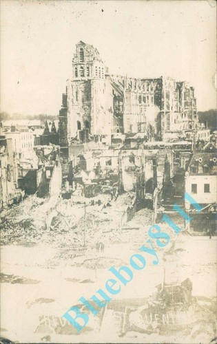 Ww1 quentin france - st, wrecked