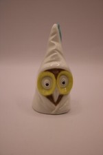 Royal Worcester Vintage 1976 Hand-Painted Porcelain Owl Candle Snuffer