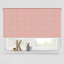 71a- Gingham Checked in Red