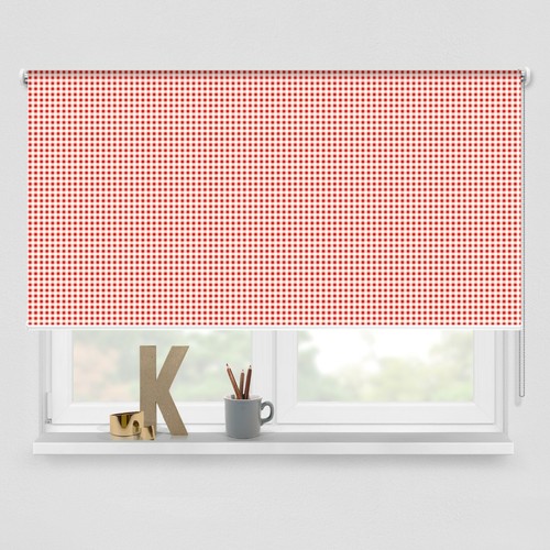 71a gingham checked red - 71a-, in