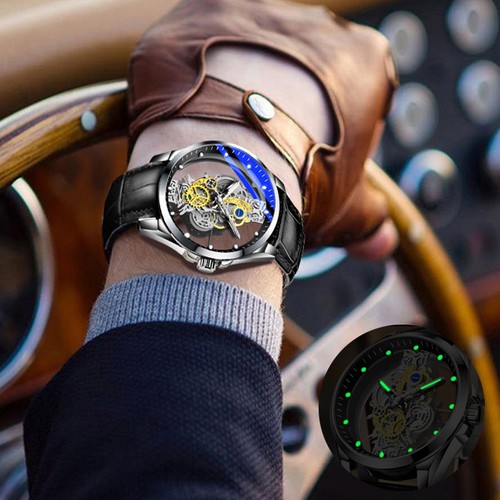 Men watch skeleton automatic - men,