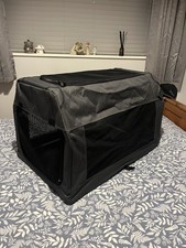 Pets at Home Grey Soft Sided Folding Fabric Dog Crate Large