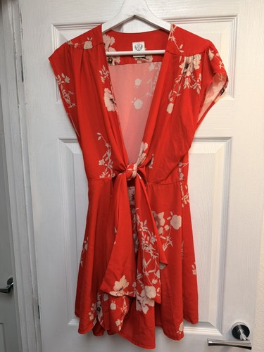 Angel biba red - , floral
