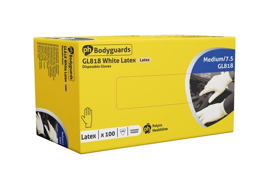 Bodyguards white latex - 2x,