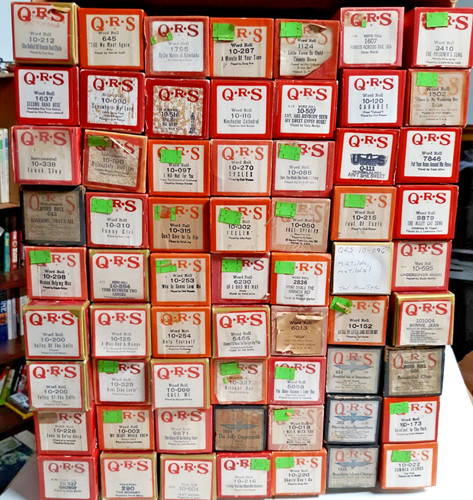 You pick piano rolls for - pick, 3