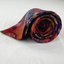 Jose Piscador Men's Tie Grey Neckte Abstract Pattern Polyester