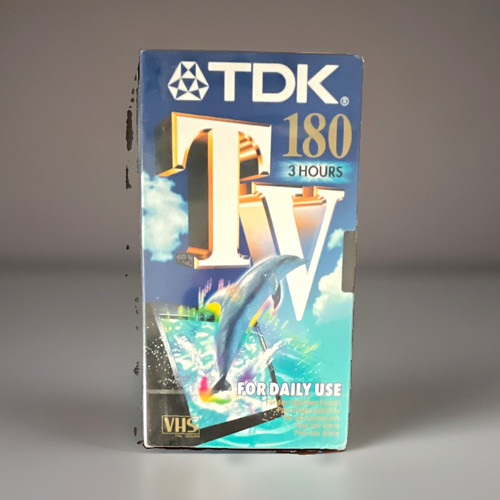 Tdk tv180 vhs blank tape - blank,