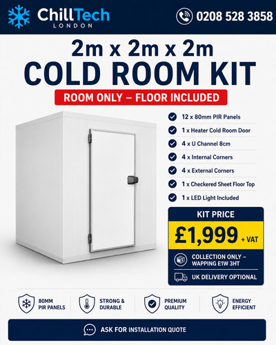 Walk chiller room kit x - walk, in