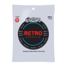 Martin Retro Acoustic Monel Wound Nickel/Copper Guitar Strings (.012 - .054)