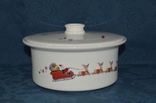 Portmeirion Rob Scotton Paw Prints in the Snow - Lidded Casserole Dish (#82)