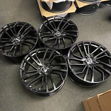 Ex Display 20" 2021 Audi RS4 Style Black Alloys 9x20 ET31 Audi A5 A6 A7 Q3 Q5 Q7