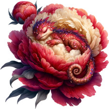 Red Baby Dragon Vinyl Decal Sticker Multipurpouse Laptop Phone Wall Tile Graphic