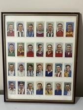 Framed Wills Cigarette Cards
