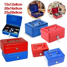 6" 8" Metal Cash Box Lockable