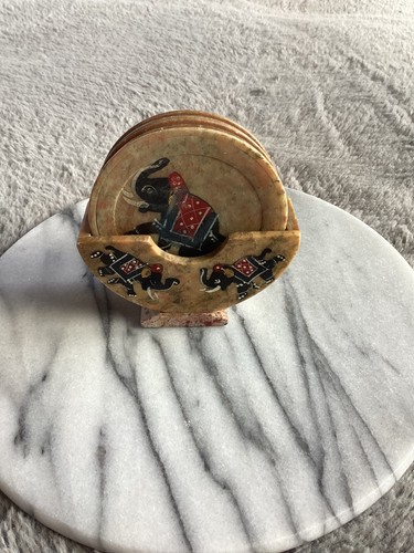 Vintage handcarved marble - handcarved,