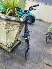 Brompton Electric P Line Urban Folding Bike – Midnight Black – Brooks Saddle 