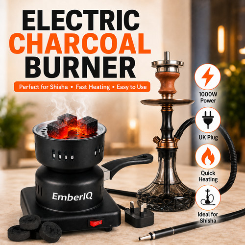 Electric charcoal burner 1000w - electric,