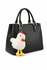 Fluffy Chicken Keychain - Bag