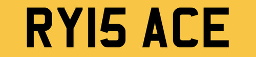 Number plate private - ry,