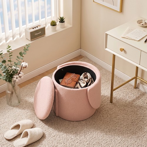 Upholstery round vanity - round, chair