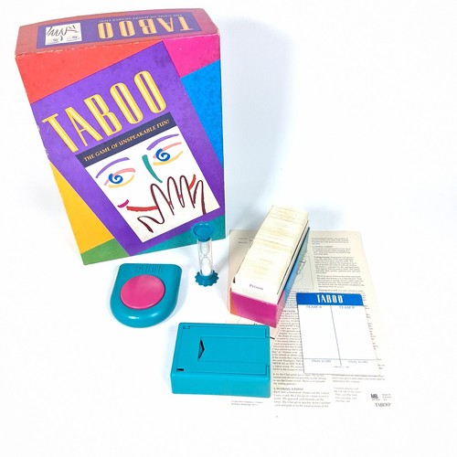 Vintage 1989 taboo board game - vintage,