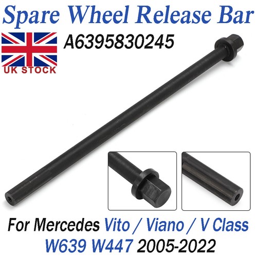 Spare wheel release bar - spare, pole
