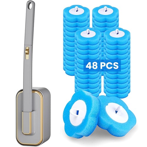 Disposable toilet brush - toilet,