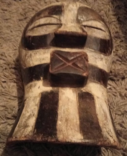 Old african carved ceremonial - african,