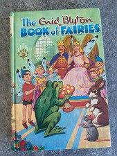 N117-The Enid Blyton Book of Fairies Vintage Hardback Childrens Story Collection