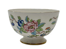 Vintage Aynsley Pembroke Bone China Open Sugar Bowl Floral