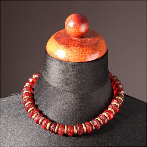 13858 vintage bohemian glass - 13858, #