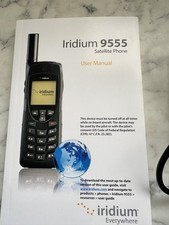 Iridium 9555 Extreme Satellite Phone with Accessories and Charger Fully Working