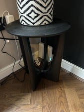 NEXT Black Mango Wood Side table 
