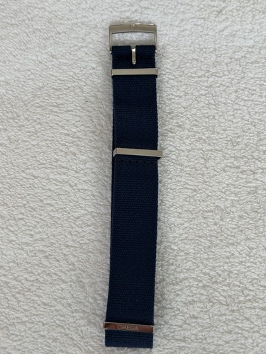 Genuine omega blue nato strap - genuine,