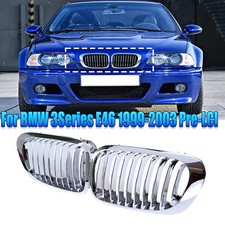 Pair Chrome Kidney Grill