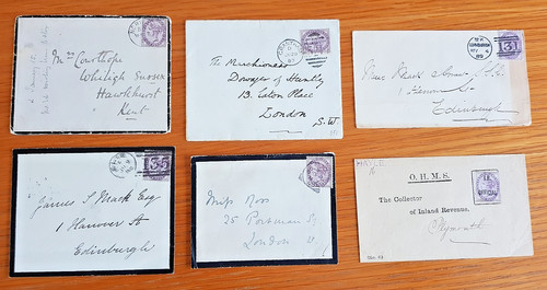 One penny lilac victorian - one,