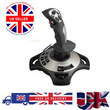 Pro Joystick Flight Simulator Gamepad PC Flight Simulation Cockpit Stick Uk Gift